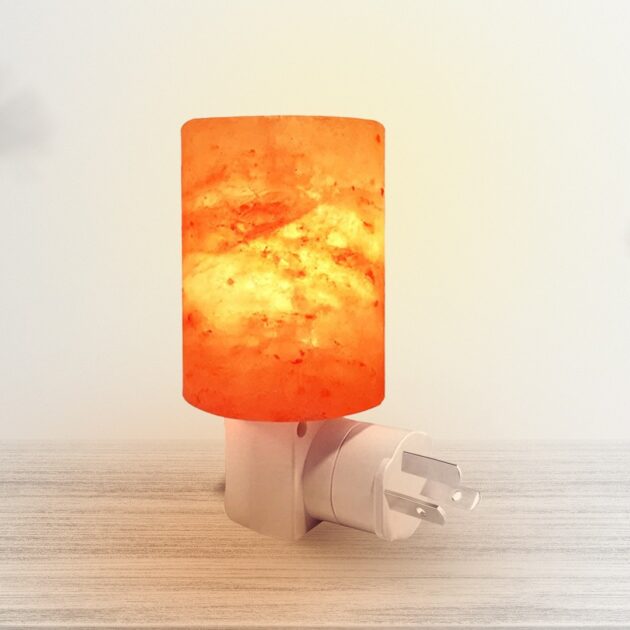 Himalayan Pink Salt Cylinder Night Light