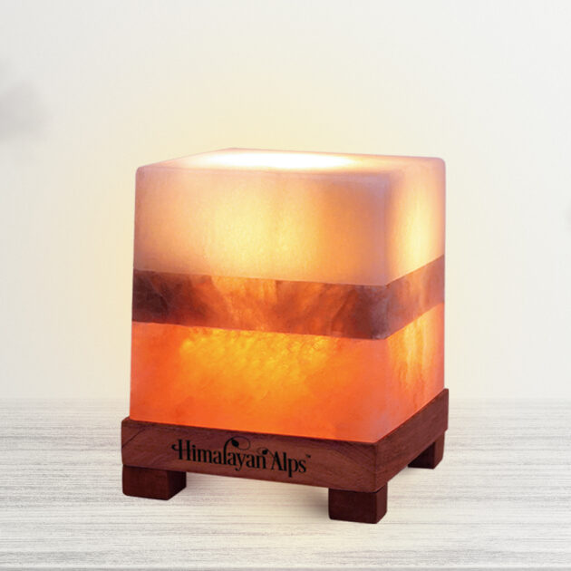 Himalayan Dual Illumination Salt Lamp (Square)