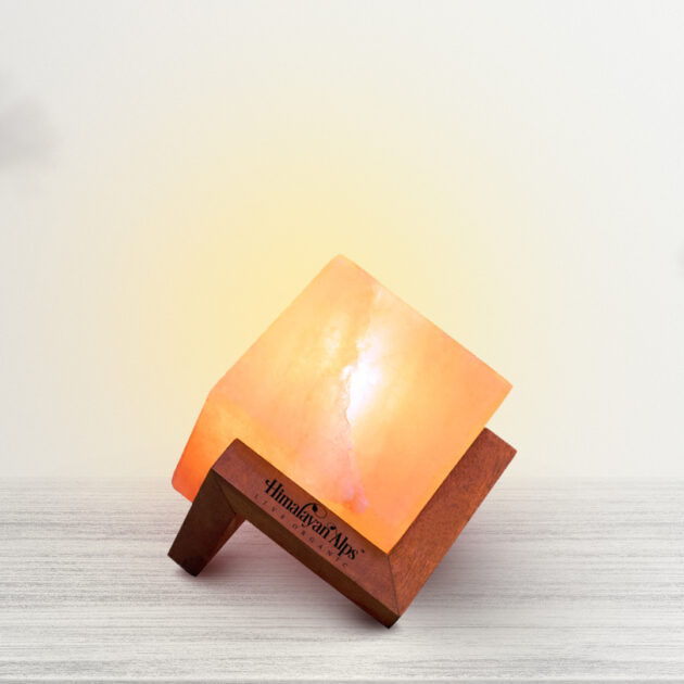 Himalayan Salt Lamp Penny Cube Shape